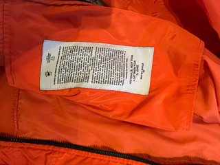 Cortavientos Stone Island Naranja