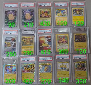 Cartas Pokémon Graduadas PSA Beckett TAG ARS CGC