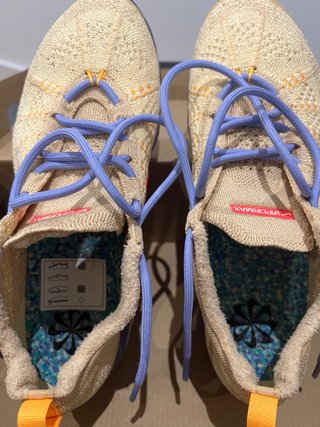Nike Air Vapormax Beige/Azul Talla 38.5 Nuevas