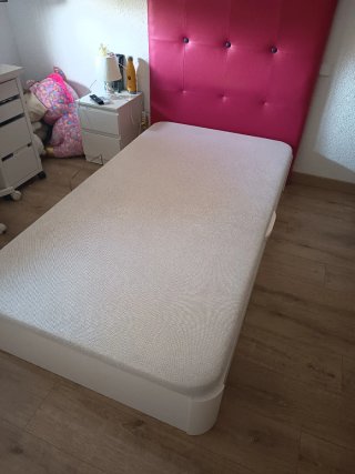 Cabecero polipiel rosa