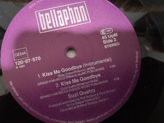 Suzi Quatro - Kiss Me Goodbye LP