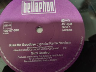 Suzi Quatro - Kiss Me Goodbye LP