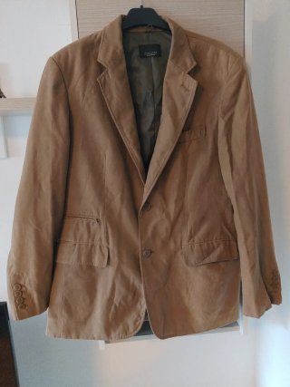 Blazer Casual Zara Man Talla 50 Marrón