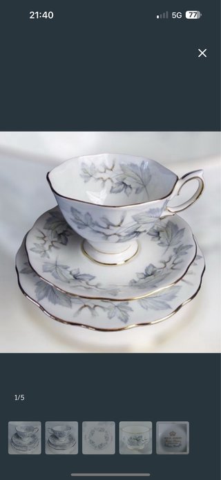 Royal Albert Trio Porcelana