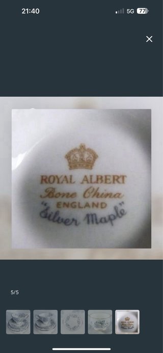 Royal Albert Trio Porcelana