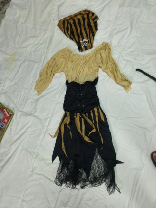 Costume da pirata da donna taglia XS-S