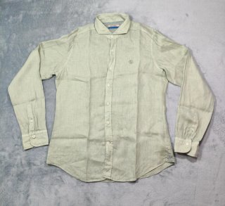 Camisa El Ganso Lino Verde Talla M