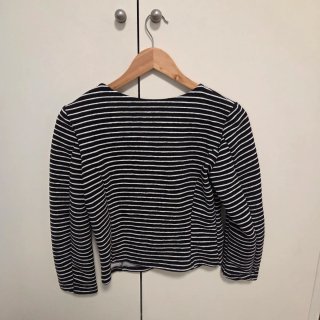 Chaqueta de mujer a rayas blanco y negro – talla S