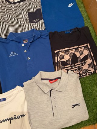 Lote 11 Polos y Camisetas Hombre Reventa