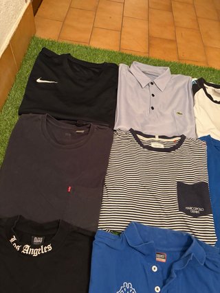 Lote 11 Polos y Camisetas Hombre Reventa