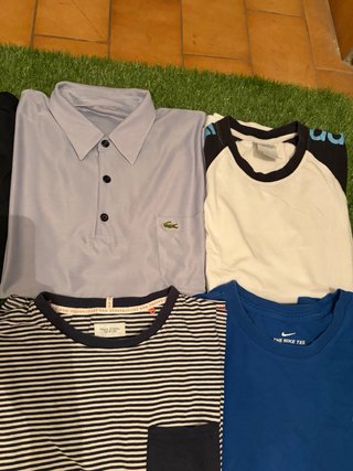 Lote 11 Polos y Camisetas Hombre Reventa