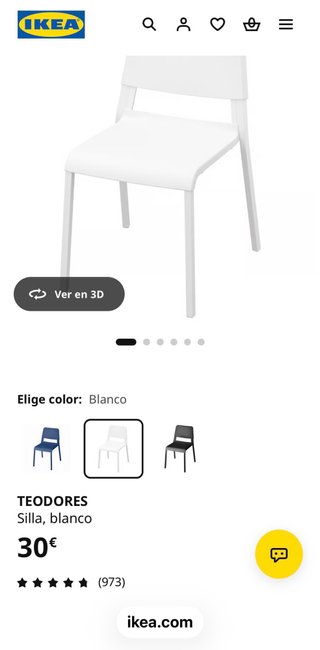 Sillas IKEA muy resitstentes