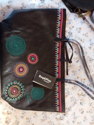Bolso Desigual Bag&Play Negro Multicolor