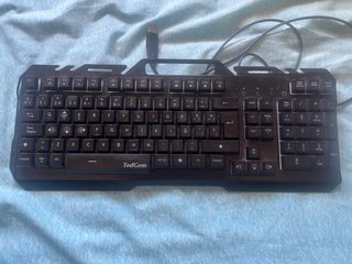 Teclado TedGem Negro para PC, PS4, PS5, Xbox
