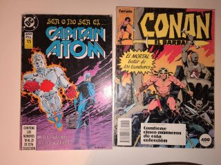 Comics clásicos retapados a 4€ cada uno.
