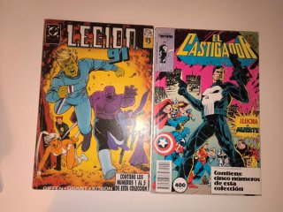 Comics clásicos retapados a 4€ cada uno.