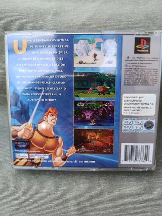 Videojuego Hércules PS1 Disney (edición Platinum)