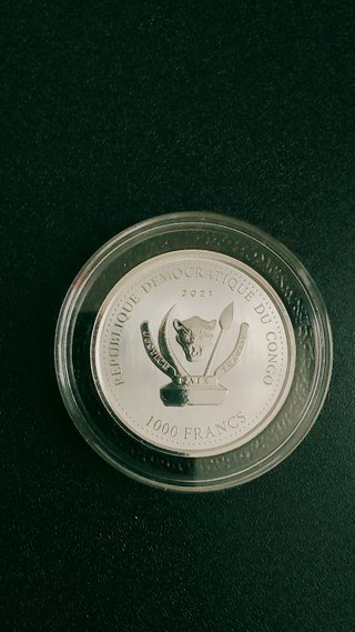 Plata 1 Oz 2021 Shoebill Stork R.D. Congo