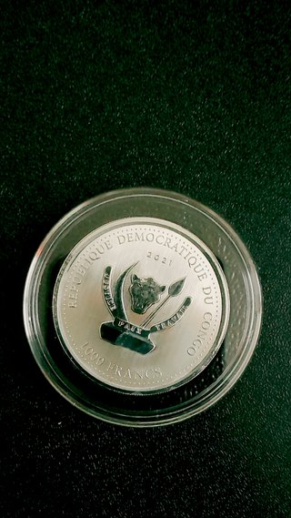 Plata 1 Oz 2021 Shoebill Stork R.D. Congo