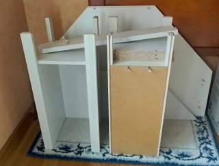 Escritorio de esquina blanco Ikea