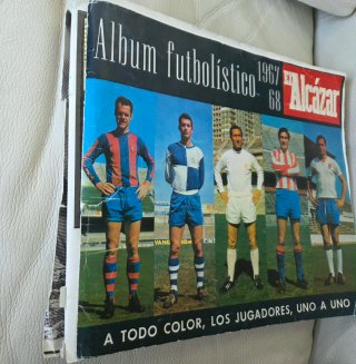 Álbum de fútbol EL ALCÁZAR. 1967-68