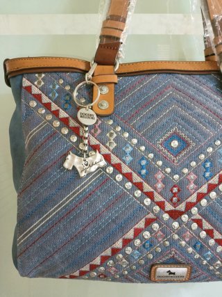 Bolso Dogsbybeluchi Azul Multicolor