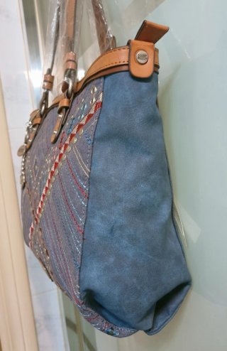 Bolso Dogsbybeluchi Azul Multicolor