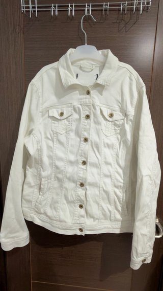 Cazadora Vaquera Blanca Encuentro Moda