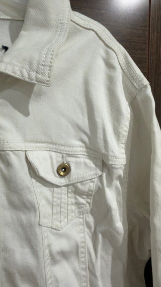 Cazadora Vaquera Blanca Encuentro Moda