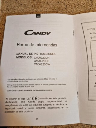 Microondas Candy con Grill