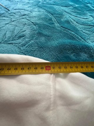 Sudadera AMI Paris Blanca Cremallera- Talla L