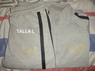 Chándal EA7 Emporio Armani Gris Talla L