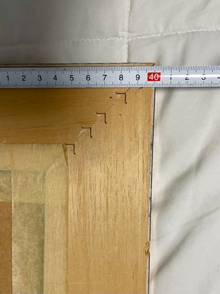 Espejo Vintage Plateado 80x40 cm