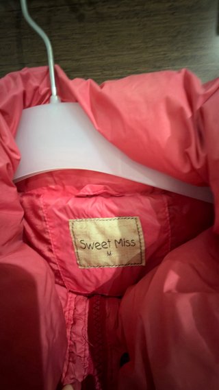 Chaqueta Plumas Rosa Sweet Miss Talla M
