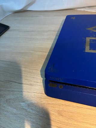 Consola PS4 Slim Azul y Dorada aniversario