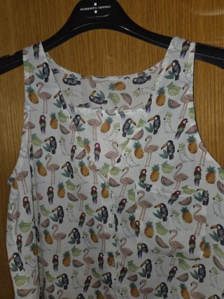 Blusa estampada Too Boutique talla única
