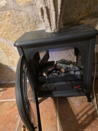 Chimenea eléctrica con calefactor