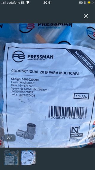 Accesorios Tubería Multicapa