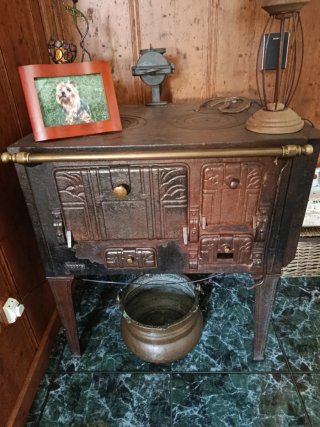 Cocina antigua de leña Obrador
