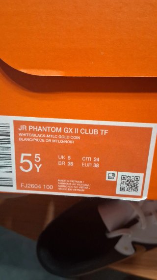 Botas de fútbol Nike Jr. Phantom Gx 2 multitaco 38