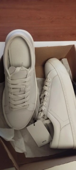 Deportivas Mango Talla 40 Blancas