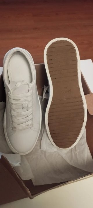 Deportivas Mango Talla 40 Blancas