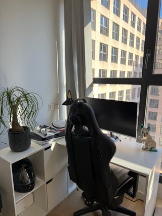 Mesa de estudio/gaming L blanca