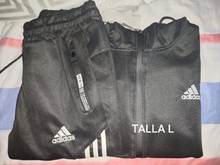 Chándal Adidas Talla L Negro