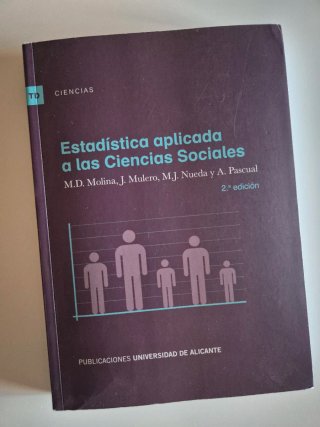 Estadística Aplicada a las Ciencias Sociales. UA