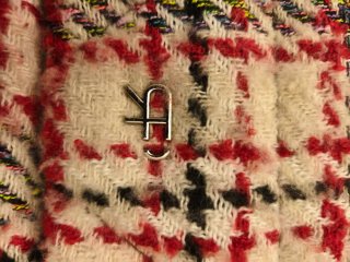 Bolso de hombro tweed cuadros