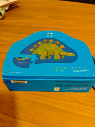 Puzzle Cocodrilo Creek Estegosaurio 12 piezas