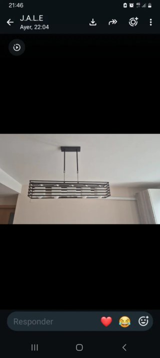 Conjunto de lámparas de salón moderna