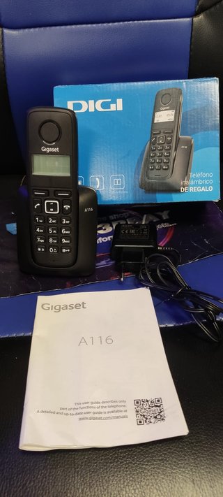 TELÉFONO INALÁMBRICO GIGASET A116 COMPLETO