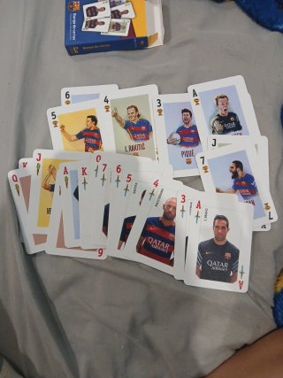 Baraja de cartas FC Barcelona, oficiales